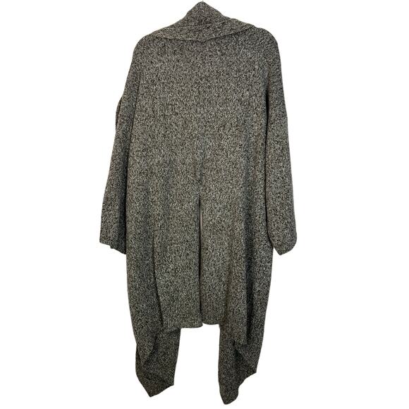 NWT Stylewe Brown and White Super Long Line Open Front Cardigan Sweater Large - Picture 5 of 11